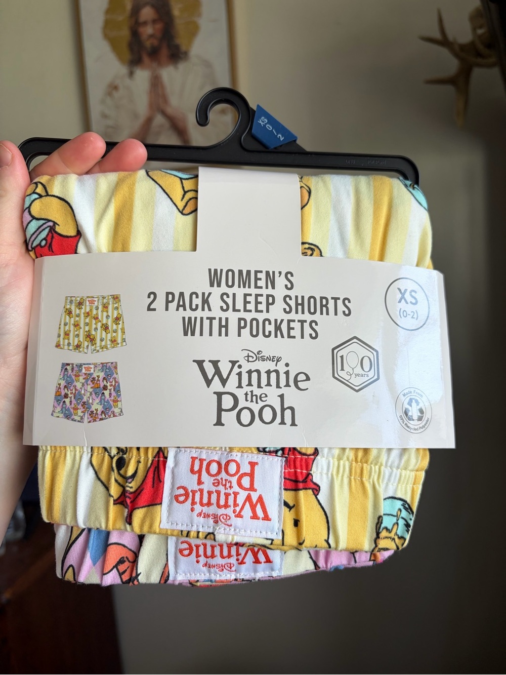 Disney Winnie the Pooh Women's Sleep Shorts - 2 Pack XS (0-2)